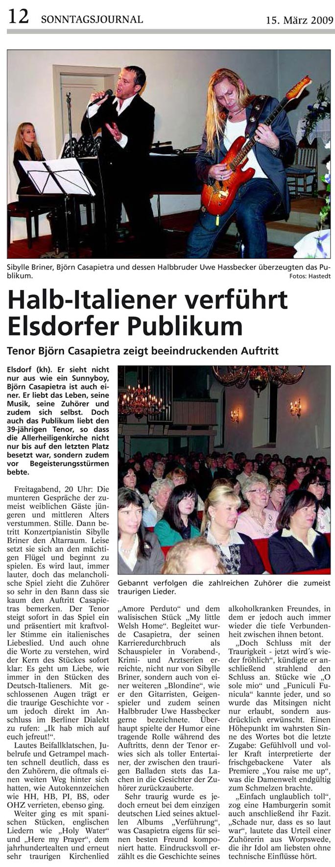 Sonntagsjournal Elsdorf