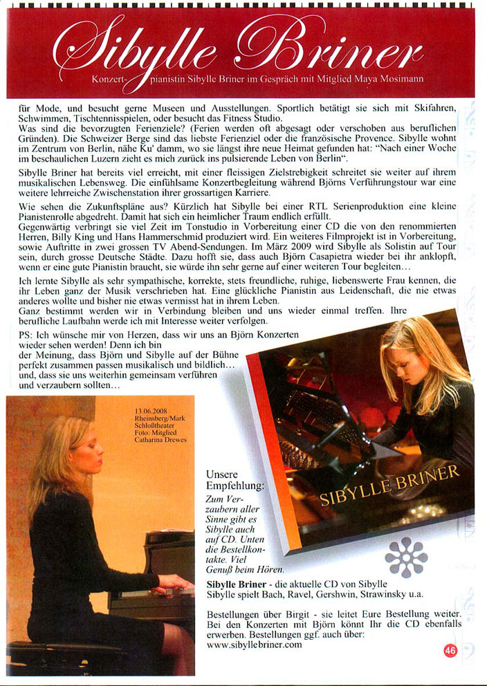 Fanclub Magazin Bj&ouml;rn Casapietra