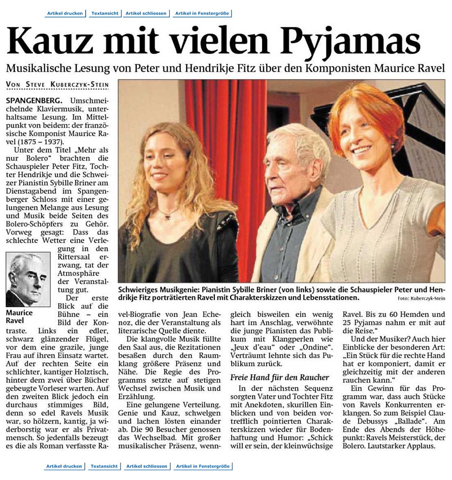 HNA Spangenberg &bdquo;Mehr als nur Bolero&ldquo;