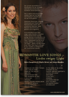 Programm Romantic Love Songs von Björn Casapietra