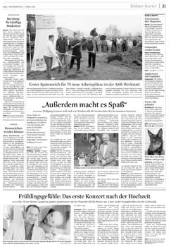 04|2011 Märkische Allgemeine Zeitung / Dahme-Kurier